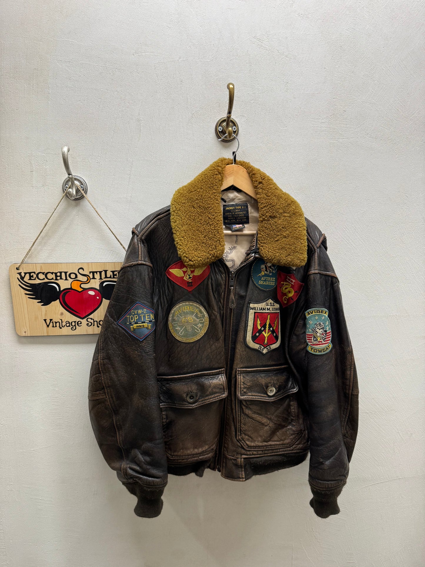 AVIREX G-1 TOP GUN MADE IN USA